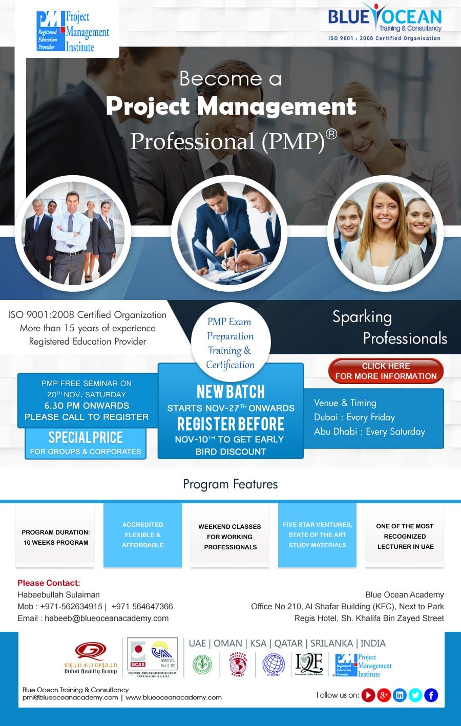 Become a Project Management Professional (PMP)