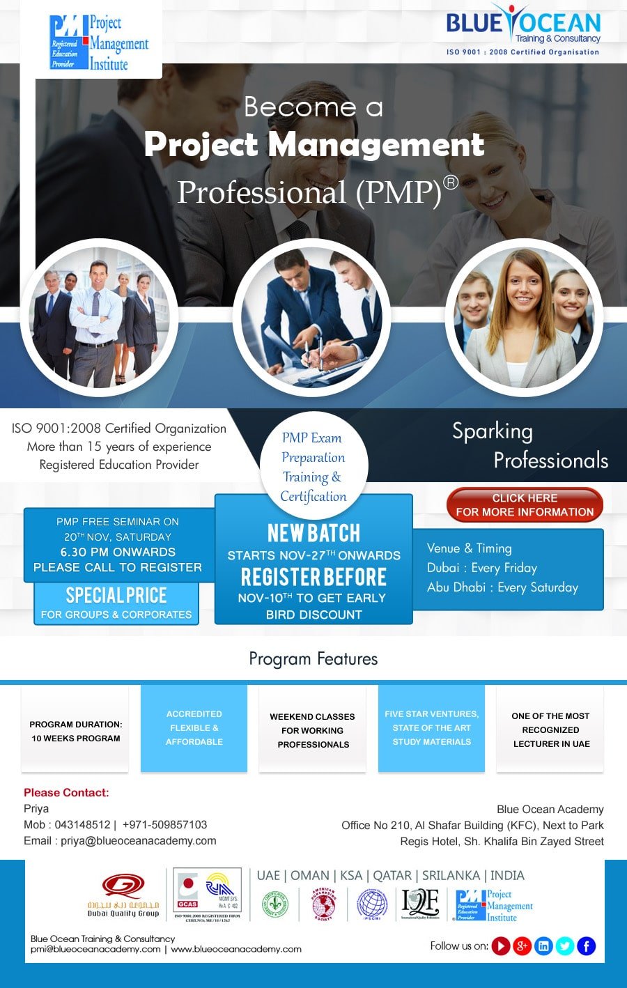 project management professional pmp certification