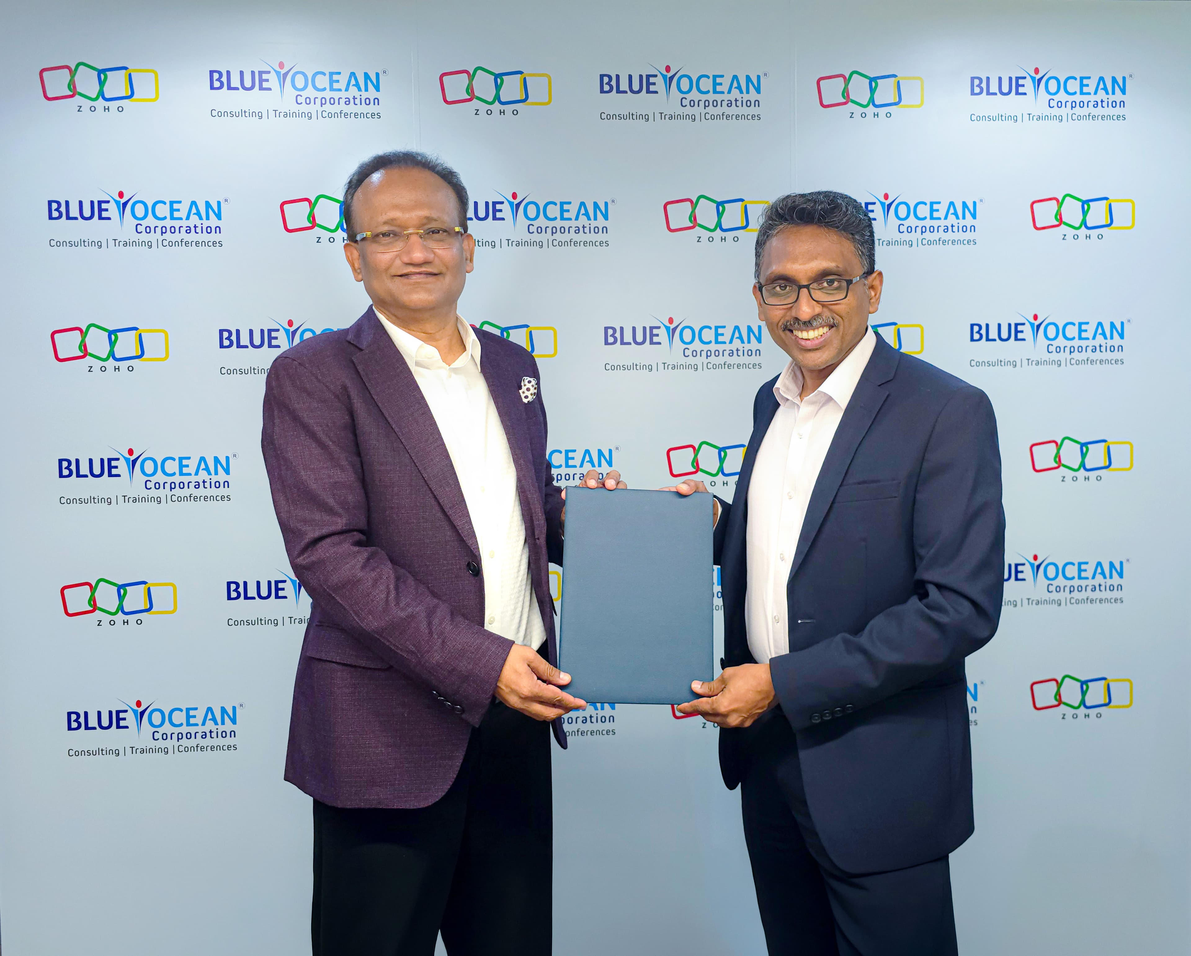 Zoho × Blue Ocean Partnership Signing Ceremony
